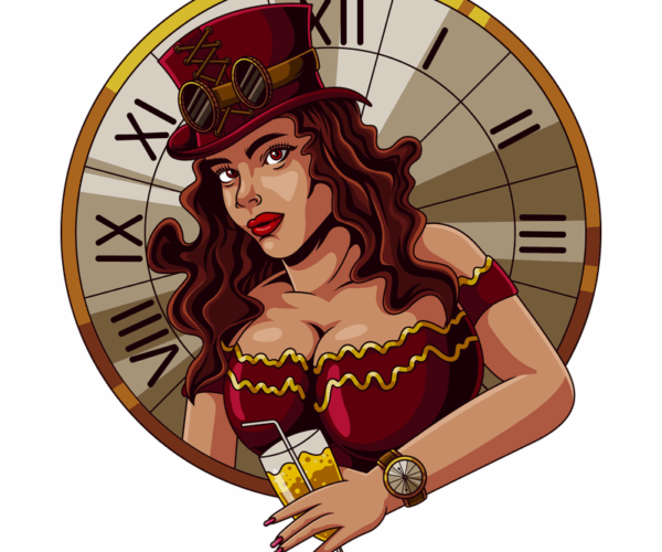 Steampunk Dame - Clockwork Cocktail
