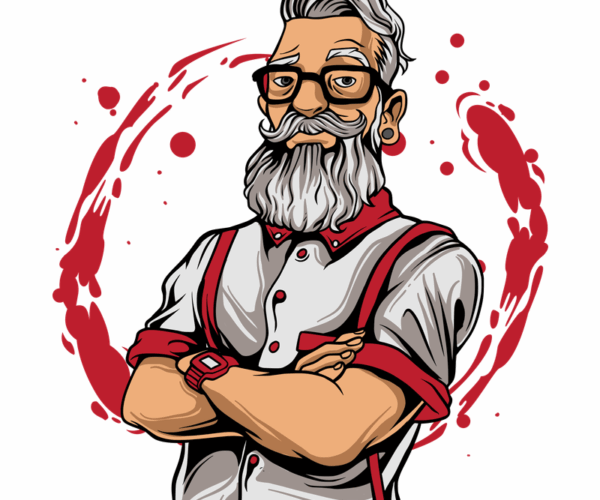 The Dapper Barber - Stylized Portrait