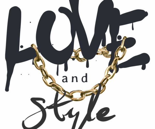Love and Style - Graffiti Chain Design