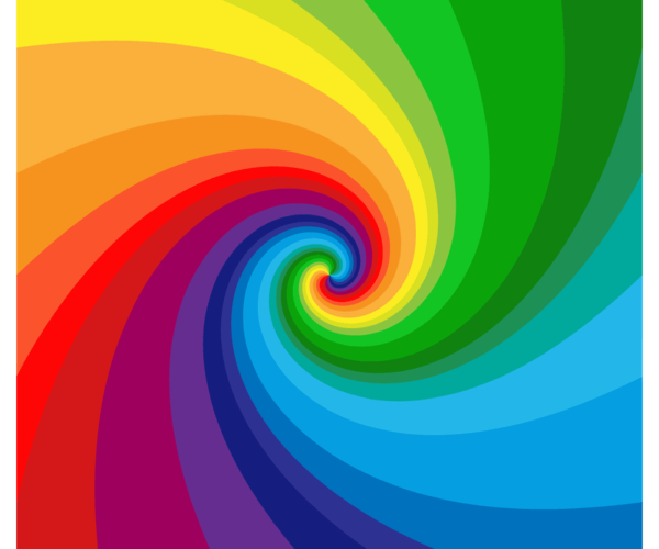 Rainbow Vortex - Colorful Swirl