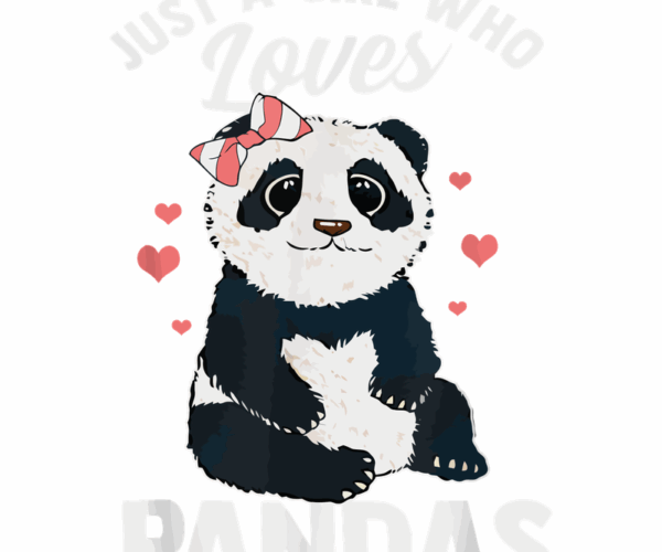 Panda Love - Girly Graphic
