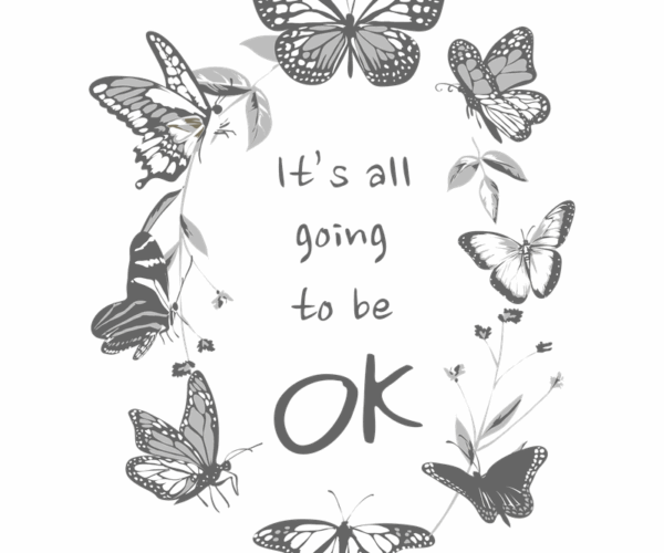 Butterfly Message - Inspirational Art