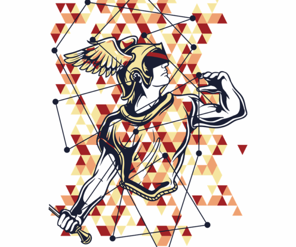 Winged Messenger - Geometric Burst