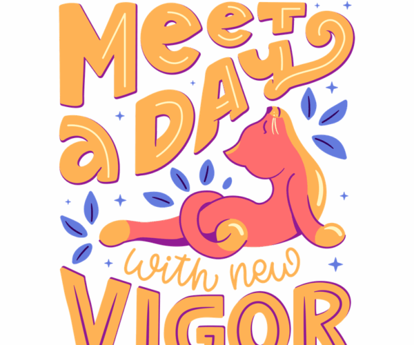 Yoga Cat - Sunrise Vigor