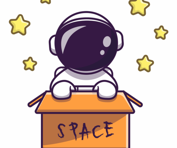 Astronaut In Box - Space Dreamer
