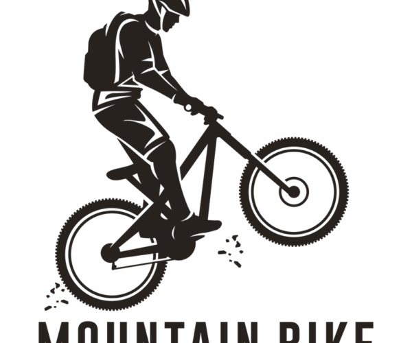 Mountain Biker - Dynamic Silhouette