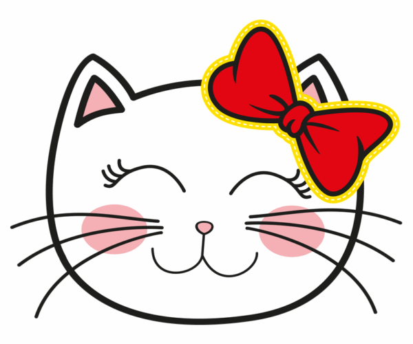 Kawaii Kitty - Bow-Tie Charm