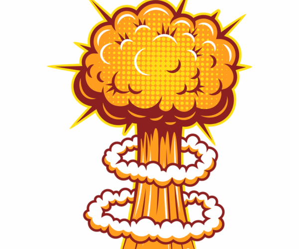 Mushroom Cloud - Comic Book Explosion