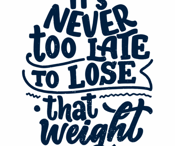 Motivational Typography - Weight Loss