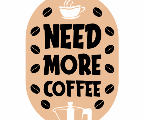 Coffee Lover - Bean Oval