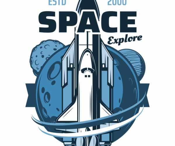 Space Shuttle - Exploration Emblem