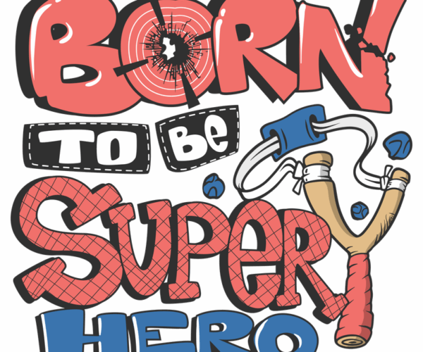 Born Superhero - Graffiti Tee