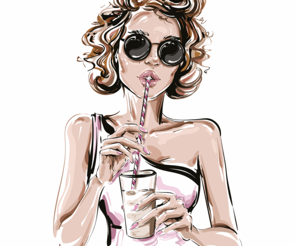 Stylish Sipper - Retro Cocktail Hour