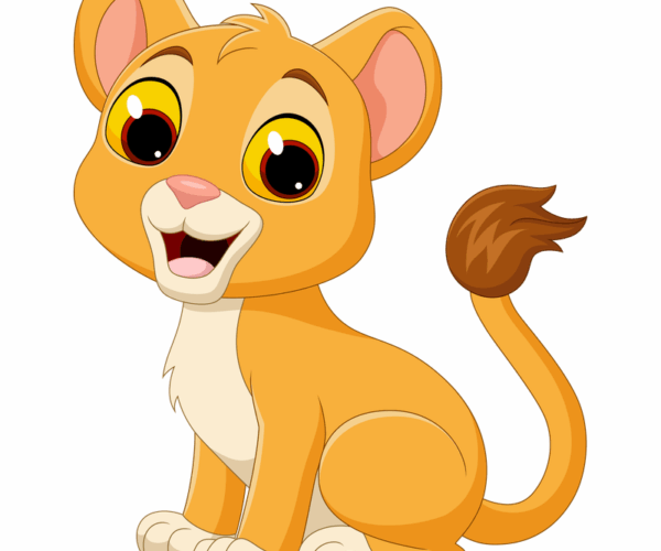 Lion Cub - Cartoon Cutie