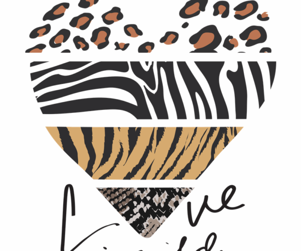 Wild Heart - Animal Print Collage