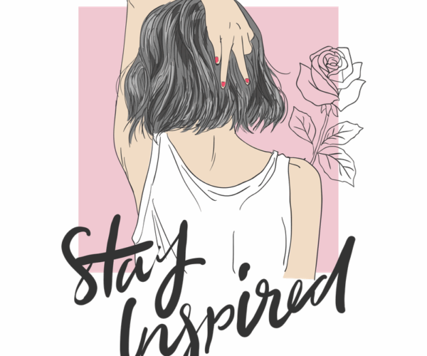 Stay Inspired - Back View Graphic