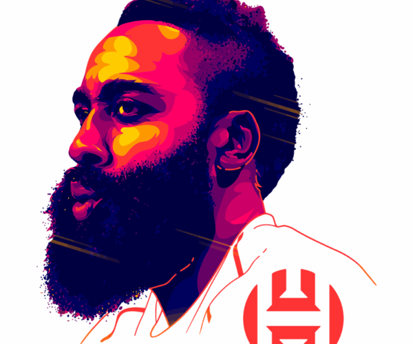James Harden - Vector Portrait