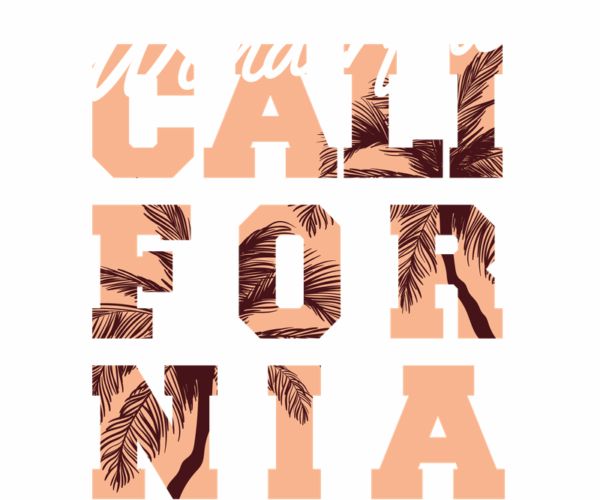 Wonderful California - Palm Tree Design