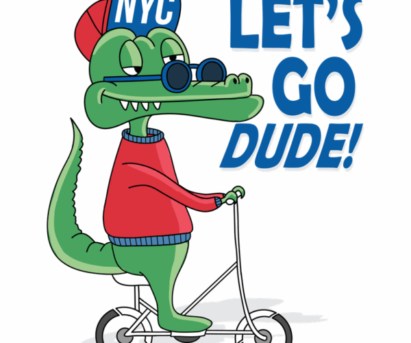 Cool Crocodile - Scooter Dude