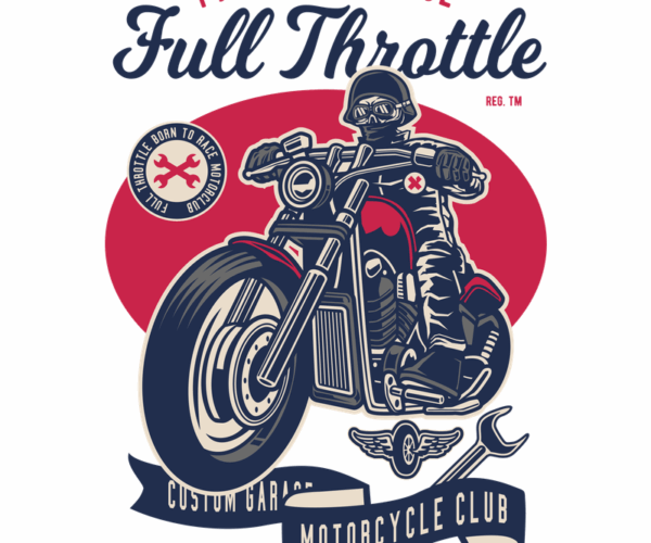 Full Throttle - Motorcycle Club Vintage