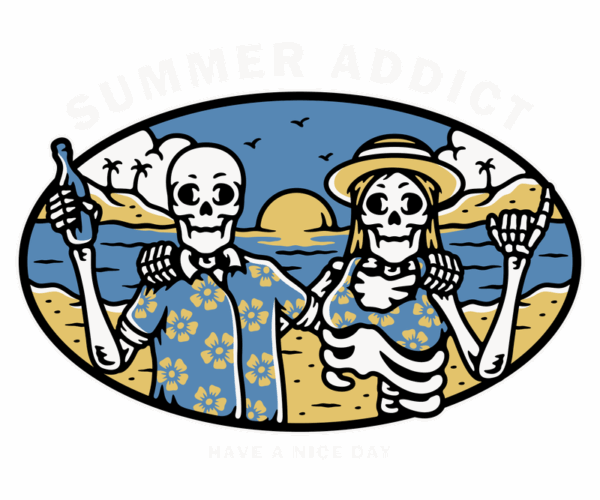 Summer Skeletons - Beachside Bliss