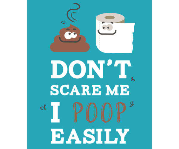 Poop & Toilet Paper - Bathroom Humor Duo