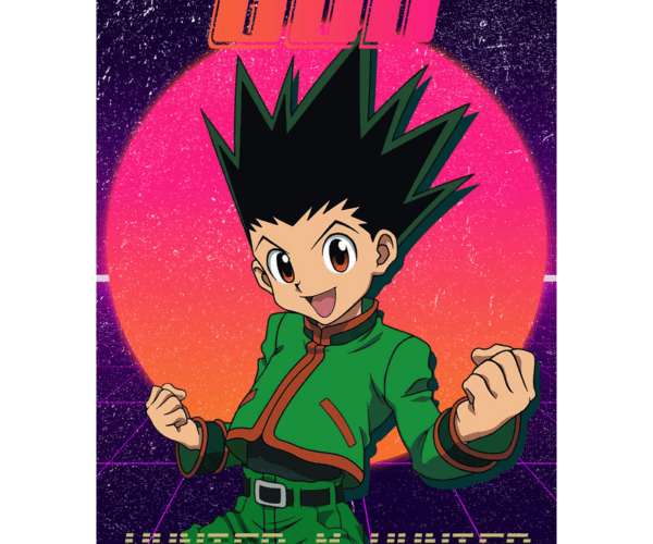 Gon Freecss - Retro Hunter Poster