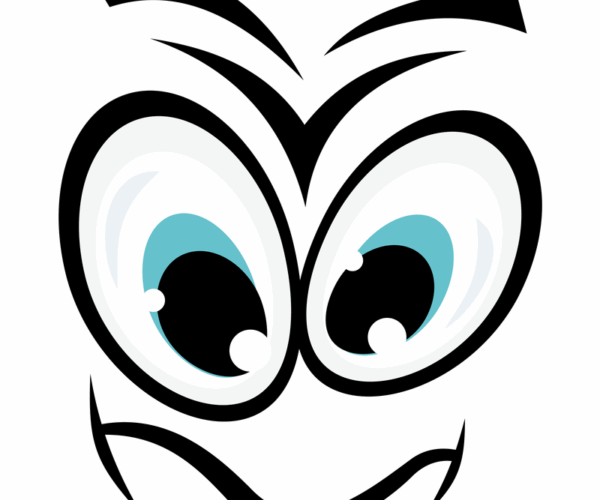 Cartoon Eyes - Mischievous Expression
