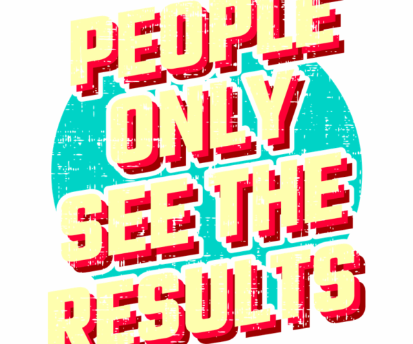 Results Focused - Grunge Motivation