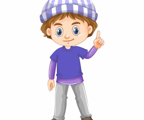 Boy Character - Cartoon Illustration