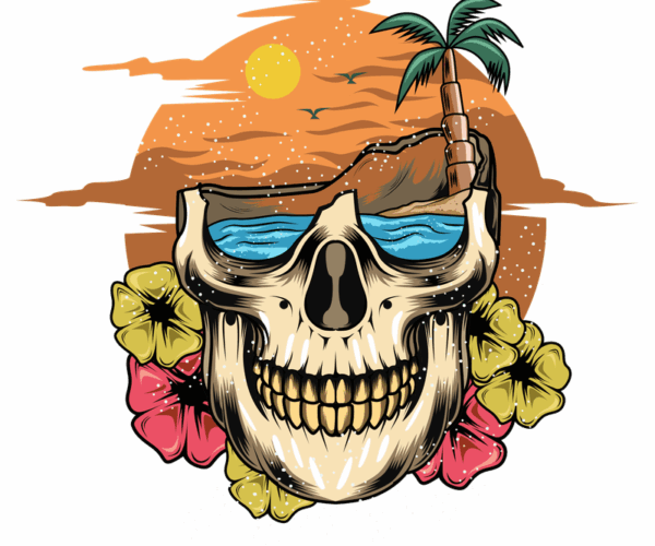 Skull Island - Tropical Fade Away
