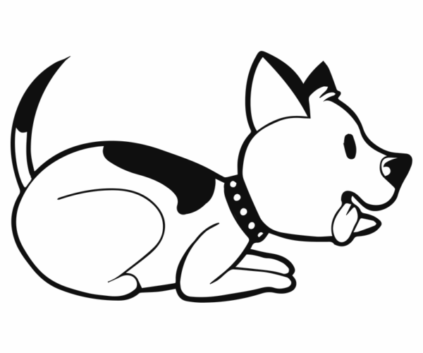 Playful Pup - Cartoon Pet