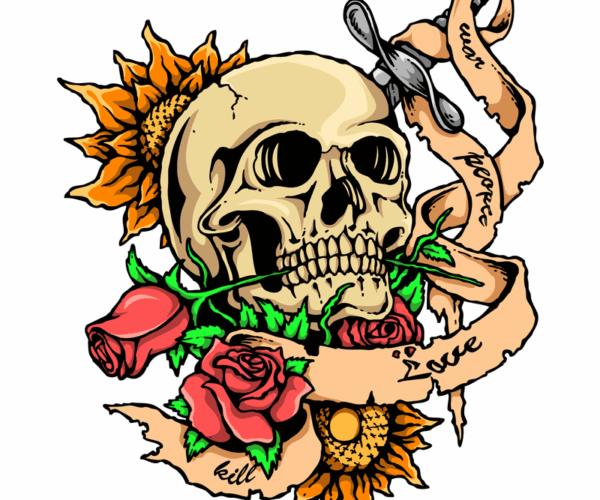 Skull of Contradiction - Love & War Artwork