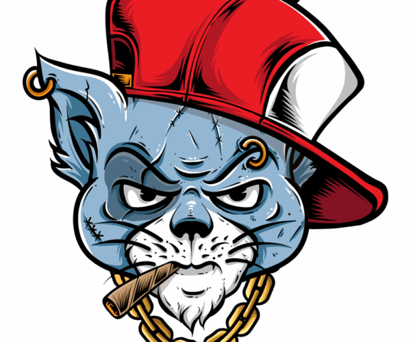 Thug Cat - Cool Cartoon Style