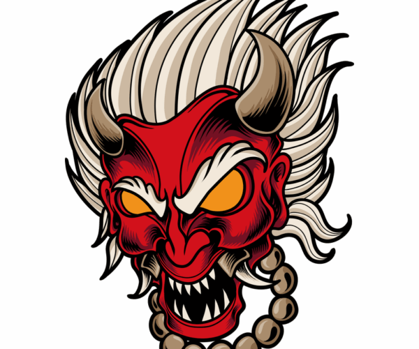 Oni Mask - Demonic Guardian