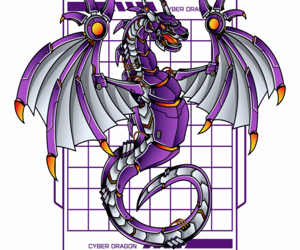 Cyber Dragon - Futuristic Beast