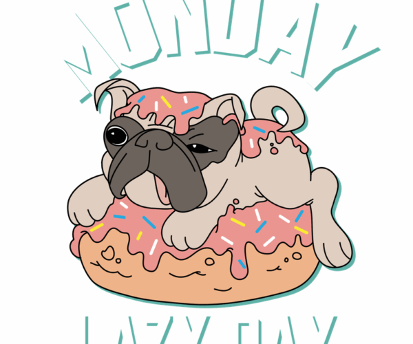 Lazy Pug - Donut Dream