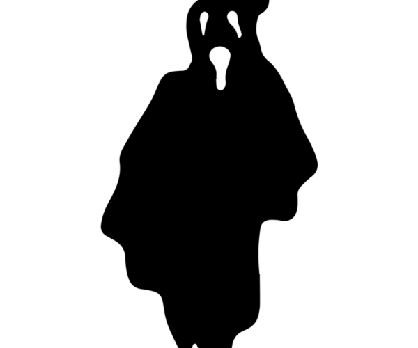 Ghost Silhouette - Spooky Simple