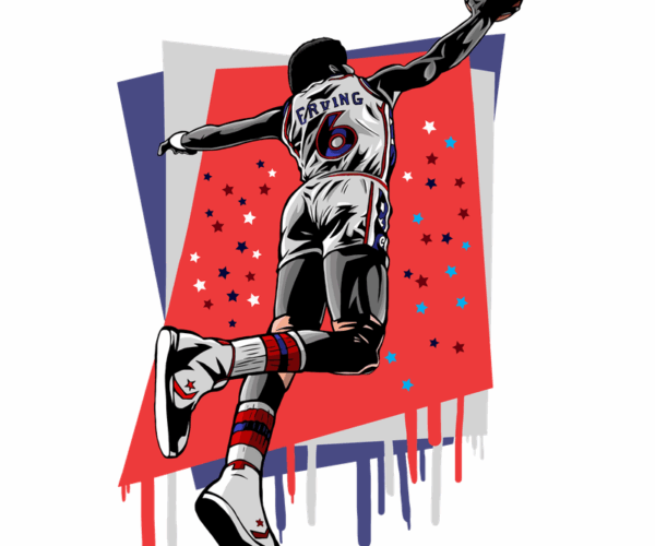 Dunking Dribbler - Patriotic Player