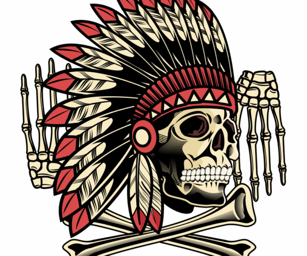 Native Skull - Skeletal Headdress