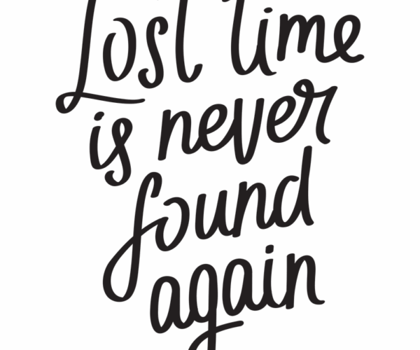 Lost Time - Motivational Typography
