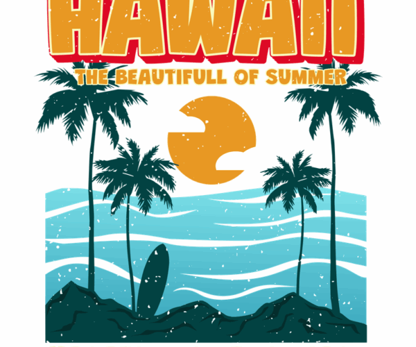 Hawaii Vibes - Summer Beach Scene