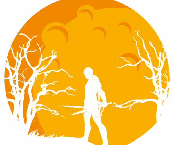 Lunar Warrior - Silhouette of Might