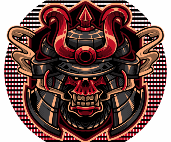 Samurai Skull - Demonic Warrior