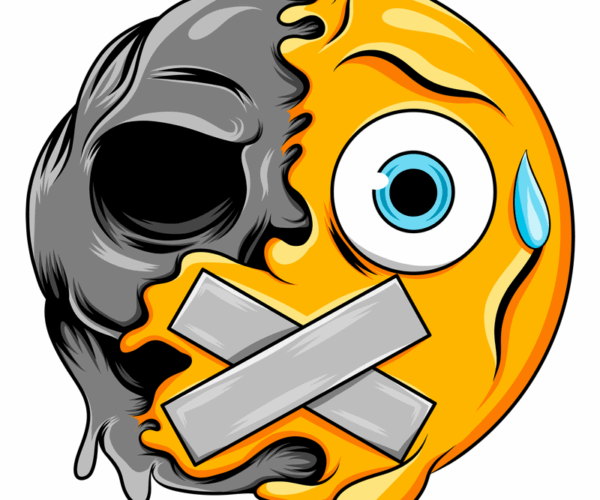 Silenced Emoji - Dual-Faced Dilemma