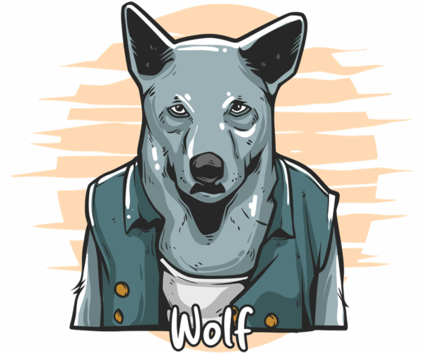 Anthro Wolf - Denim Days