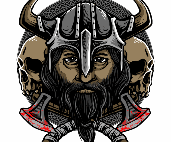 Viking Warrior - Skull Axe