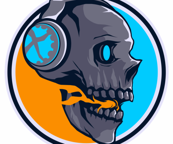 Cyberpunk Skull - Tech-Enhanced Reaper