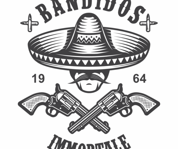 Bandidos Immortale - Western Outlaw Symbol