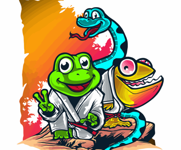 Dojo Friends - Cartoon Jiu-Jitsu